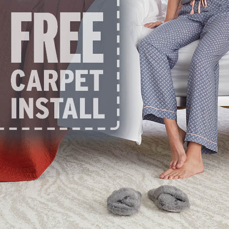 Free carpet installation